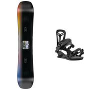 Nitro - All-mountain Snowboard bindings - Pack Optisym 2025 for Men - Black Black S.M.L.XL