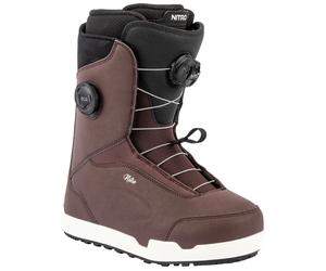 Nitro - Boots de snowboard - Scala Boa Port for Women - Size 9,5 UK - Burgundy Burgundy 9.5 UK