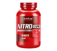 NITRO CAPS 120 Capsules NO Booster Nitric Oxide AAKG Citruline Malate Pills Gain