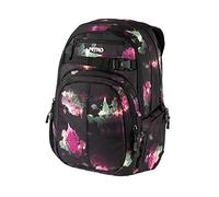 Nitro Chase Rucksack, Schulrucksack mit Organizer, Schoolbag, Daypack mit 17 Zoll Laptopfach, BLACK ROSE