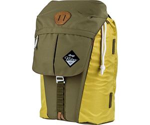 Nitro Cypress sportiver Daypack Rucksack für Uni & Freizeit, Streetpack mit gepolstertem 15“ Wide Laptopfach & Seesacktunnelverschluss, Überschlagdeckel, Golden Mud, 28 L , 42 cmx28 cmx16 cm, 680g