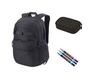 NITRO Future Hero School bag set 3-piece black