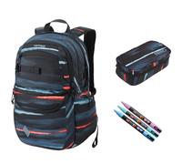 Nitro Future Hero Set Including Pencil Case XL & POSCA Creative Marker, Acid Dawn, 35 L, Casual