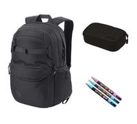 Nitro Future Hero Set Including Pencil Case XL & POSCA Creative Marker, true black, 35 L, Casual
