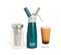 NITRO KAFO 0.5L Nitro Coffee Maker, Aluminum Nitro Cold Brew Coffee Machine with Special Nitro Diffuser Nozzle & Cold Brew Coffee Maker with Cold Brew Mason Jar, 1 Pint/0.5L