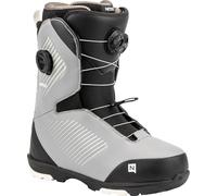 Nitro Men's Club Boa Dual All Mountain Freeride Freestyle Quick Lacing System Boat Snowboard Boat, Charcoal-Black, 28