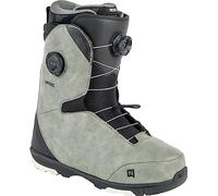 Nitro Men's Club BOA Dual All Mountain Freeride Freestyle Quick Lacing System Boot Snowboard Boot Grey-Black, MP 27.5 // EU 42 // US 9.5
