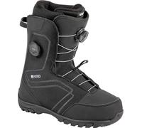 Nitro Men's Sentinel Boa '23 All Mountain Freestyle Quick Lacing System Cheap Boat Snowboard Boot, True Black, MP 28.5 // EU 43 1/3 // US 10.5