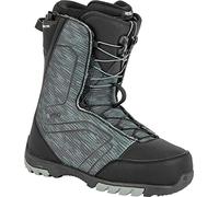 Nitro Men's Snowboards Sentinel TLS '23 All Mountain Freestyle Quick Lacing System Boot Snowboard Boot, Black, MP 31.0 // EU 46 2/3 // US 13