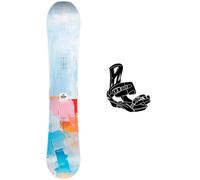 Nitro - Pack Snowboard Lectra Abstract - 152 + Rosa - Snowboard