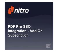 Nitro PDF Pro SSO Integration - Add On 3 Year Subscription per Year ESD