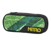 Nitro Pencil Case, Federmäppchen, Schlampermäppchen, Faulenzer Box, Federmappe, Stifte Etui, Wicked Green