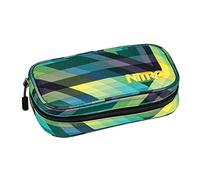 Nitro Pencil Case XL inkl. Geo Dreieick & Stundenplan, Federmäppchen, Schlampermäppchen, Faulenzer Box, Federmappe, Stifte Etui, Geo Green