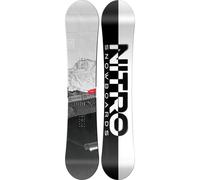 Nitro Prime Raw All Mountain/Freestyle Snowboard, 152cm Black/White 2024