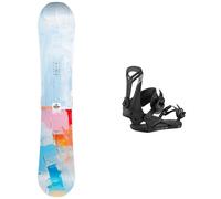 Nitro - Snowboard bindings - Pack Lectra Abstract 2026 for Women - Blue Blue M.L.XL.S