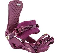 Nitro Snowboards Women's Ivy Bdg'19 ride stye All-Mountain Highend Carving Snowboard Binding Comfortable All-Round Binding, Womens, 1191-836407, Port rot, S/M