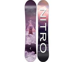 Nitro Snowboards Women's Mercy BRD ´23 All-Mountain Board, Twin Cam-Out Camber, Urban