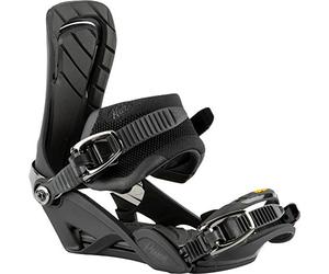 Nitro Snowboards Women's Poison '21 All Mountain Premium Freeride Binding Snowboard Binding, Ultra Black, S/M