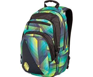 Nitro Stash Rucksack, Schulrucksack, Schoolbag, Daypack, Geo Green, 49 x 32 x 22 cm, 29 L,