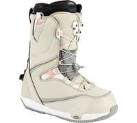 Nitro Women's CAVE TLS Step On All Mountain Freestyle Freeride Quick Lacing System Boat Snowboard Boot Sand Rose 25.5