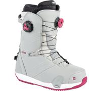 Nitro Women's Dynasty BOA 24 All Mountain Freeride Premium Quick Lacing System Step On Boot Snowboard Boot, Iron-Wine, 24.0