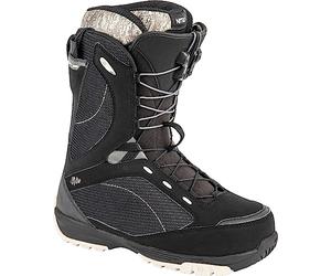 Nitro Women's Monarch TLS '24 All Mountain Freestyle Speed Lacing System Boat Snowboard Boot Black Sand MP 26.5 // EU 40 2/3 // US WMN 9
