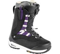 Nitro Women's Snowboards Bianca TLS '21 Premium All Mountain Freeride Freestyle Quick Lacing System Boat Snowboard Boot Black Purple MP 24.5 // EU 38 // US 7