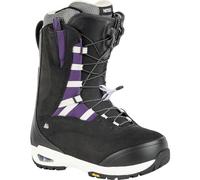Nitro Women's Snowboards Bianca TLS '21 Premium All Mountain Freeride Freestyle Quick Lacing System Boat Snowboard Boot Black Purple MP 28.5 // EU 43 1/3 // US 11