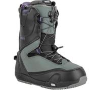 Nitro Women's Snowboards Cave TLS '23 Step On All Mountain Freestyle Freeride Quick Lacing System Boot Snowboard Boot, Black-Charcoal, MP 27.0 // EU 41 1/3 // US 9.5