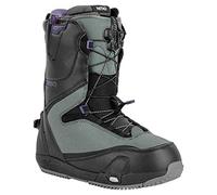 Nitro Women's Snowboards CAVE TLS '23 Step ON All Mountain Freestyle Freeride Quick Lacing System Boot Snowboard Boot, Black-Charcoal, MP 28.0 // EU 42 2/3 // US 10.5