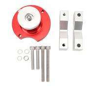Nitrogen Charging Tool for WP Shocks, Motorcycle Suspension Nitrogen Filling Tool, 6065 Aluminum Alloy CNC Machined with Brackets and Accessories for Off - Road Bikes (Red)