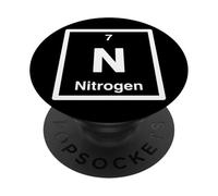 Nitrogen, N Periodic Table of Elements Science Gifts PopSockets Adhesive PopGrip