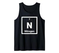 Nitrogen, N Periodic Table of Elements Science Gifts Tank Top