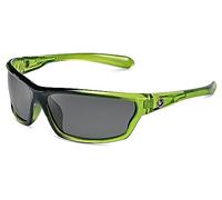 Nitrogen Polarized Wrap Around Sport Sunglasses for Men Women UV400 Protection Sun Glasses, Crystal Green | Smoke, One size