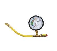Nitrogen Pressure Tester Gauge for HVAC Systems - Brass R134a R22 R410A Cooling Agent Tool with 80mm for dial -60 Bar Range