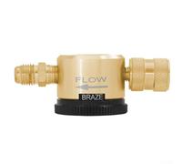 Nitrogen Regulator for HVAC Systems Three Modes Purge Braze Off Optimized Pressure Control 50-200psi 1/4 Hose Metal and Plastic Construction Compact 10x8x4cm