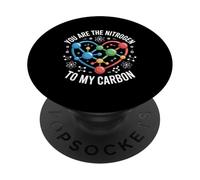 Nitrogen To My Carbon Science Love Chemistry PopSockets Adhesive PopGrip