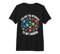 Nitrogen to My Carbon Science Love Chemistry Premium T-Shirt