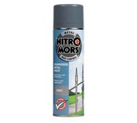 Nitromors Anti-Rust Hammered Finish Metal Paint Grey 500ml 500ml Grey
