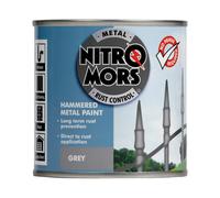 Nitromors Anti-Rust Hammered Metal Paint Grey 250ml 250ml Grey