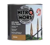 Nitromors Anti-Rust Smooth Metal Paint Gold 2.5L 2.5L Gold