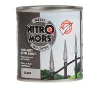 Nitromors Anti-Rust Smooth Metal Paint Silver 250ml 250ml Silver