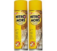 Nitromors Craftsman Aerosol Paint Stripper, Varnish & Lacquer Remover, Perfect for Fine Carvings & Mouldings, 500 ml (Pack of 2)
