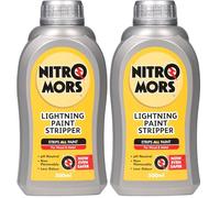 Nitromors Lightning Paint Stripper 500ml, Ultimate Fast-Action Remover for Wood & Metal (Pack of 2)