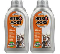 Nitromors Non Hazardous Rust Remover, Safe to Use On All Metals, 500 ml (Pack of 2)