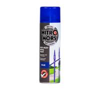 Nitromors Smooth Metal Spray Paint Blue 500 ml, UV & Rust Resistant, No Primer Needed, Ideal for Garden Furniture & Metal Doors