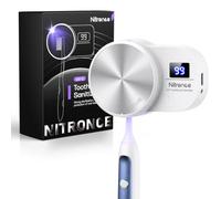 NITRONCE UV Toothbrush Sterilizer, Stocking Fillers for Men Women Husband Wife, Cleaner Holder Case for Bathroom, Travel Cover Sanitizer, Gift for Girlfriend Boyfriend