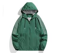 NITRY Men Long Sleeve Jacket Men Personality Trend Sport Hoodie Jacket Men Outdoor Camping Climbing Punching Jacket Men Casual Fashion Warm Windproof Jacket D-Green 10XL