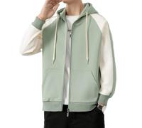 NITRY Men'S Hooded Pullover Lightweight Sport Fashion Long Sleeves Sweatshirt Classic Kangaroo Pocket Casual Sweatshirts G-Bean Green XXL