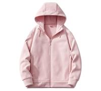 NITRY Men'S Hooded Pullover Lightweight Sport Personality Fashion Long Sleeves Sweatshirt Classic All-Match Casual Sweatshirts J-Pink XL